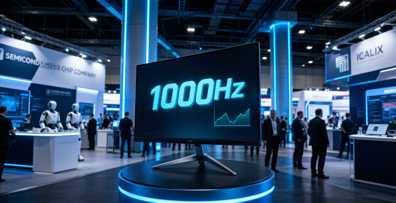 ChinaJoy硬核转向:全球首款1000Hz显示器