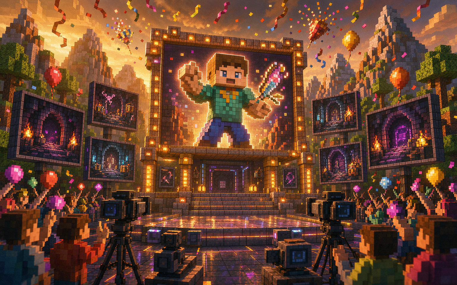 Minecraft LIVE今晚开播 地下城2抢先看
