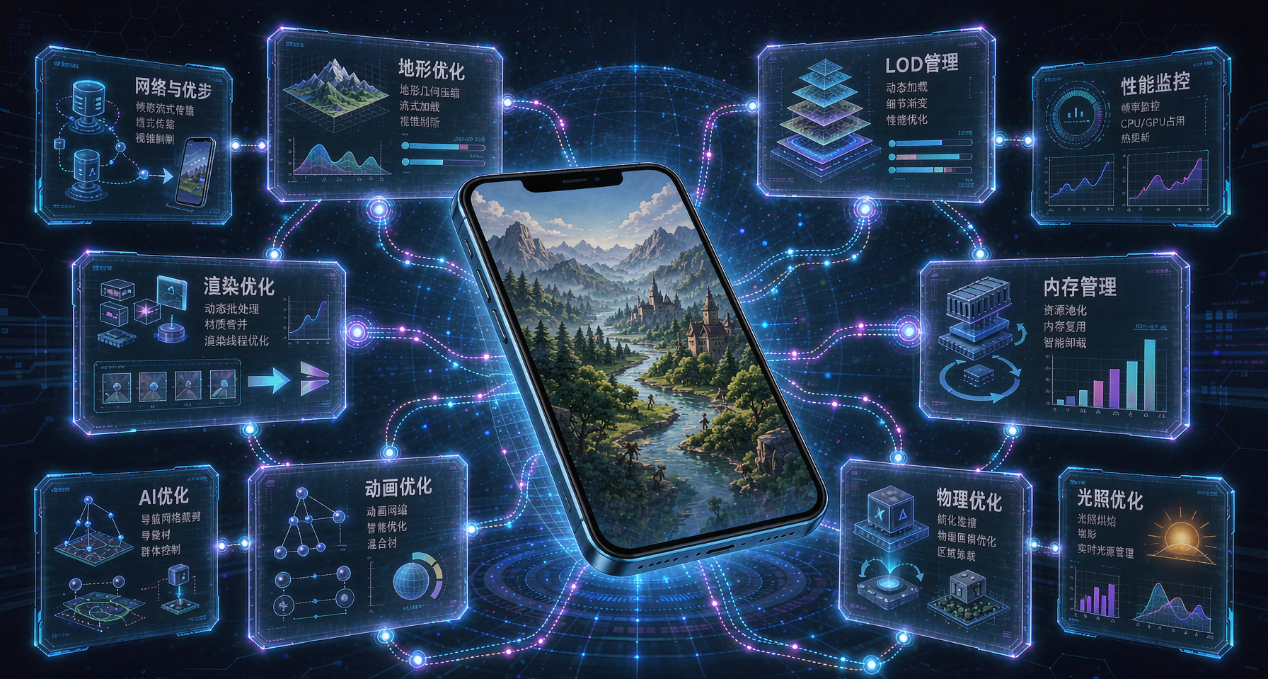 移动端开放世界优化指南:资源流送与LOD实战